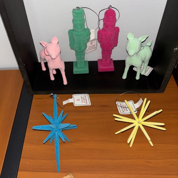 Target Bullseye Playground Flocked Ornaments - Picture 12 of 14